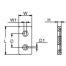 diagram of Martyr ZHC2 Taiwan Style 5-3/4" Plate Anode - Aluminum