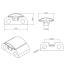 Bino X 50 Stainless Steel Rub Rail - SS Insert Component Only