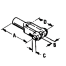 diagram of Morse Controls Clevises - for 30 Series Engine Control Cables