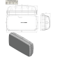 Dimensions of NavPod Gen3 SystemPod - Un-Cut for Custom Installations 20-3/4" x 9-5/8" Usable Face
