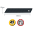 25mm XHD Ultra-Sharp Black Snap-Blade - HBB-5B
