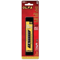 25mm XHD Ultra-Sharp Black Snap-Blade - HBB-5B