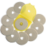 45mm Tungsten Tool Steel Rotary Blade RB45