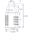 SX-575 Combination Locker Lock with Key Override