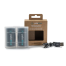 Package Contents of Pale Blue Earth Inc D-Cell Lithium-Ion USB Rechargeable Smart Batteries