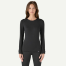 43650-blk-front of Patagonia Women's Capilene Thermal Weight Crewneck