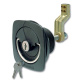 1081DP1 Flush Locking Cam Latch - Offset Cam Bar, Black