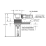 Dimensions of Perko Fuel Fill Limit Valves - NPTF Threaded, EPA Compliant