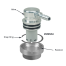 Perko Swivel Tank Vent Valve - 90 Degree Elbow, EPA Compliant