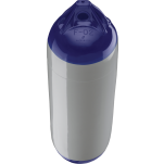 grey with blue tips of Polyform US Polyform F-Series Boat Fenders
