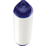 white full blue tips of Polyform US Polyform F-Series Boat Fenders