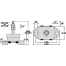 Dimensions of R and D Drivetrain 3/4" Stud Long Hole "Super Mount" - Shear Loaded
