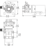 Dimensions of Raritan 53101 Macerator Pump with Integral Waste Valve