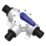 Diverter Y Valve - Fits Any Standard 1-1/2" NPT Fitting