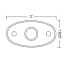diagram of Rigid Industries A Series LED Accessory Lights - Low Power