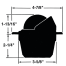 Explorer&trade; Flush Mount Compasses- 2-3/4" Dial