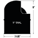 Globemaster® Deck&frasl;Binnacle Mount Compasses - 5" or 6" Dials