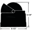 Navigator® Deck&frasl;Binnacle Mount Compasses - 4-1/2" Dials