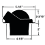 Voyager®Flush Mount Compasses - 3" Dial