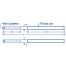 Dimensions of Ronstan Threaded Machine Swage Studs - Right - Hand Thread