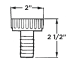 1-1/4" to 3/4" or 1" Adapter
