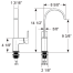 70601 Yo J-Spout Galley Mixer