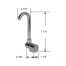 Fold-Down Spout for Foot Pump