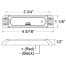 LED Locker Light with 316 Stainless Steel Trim Ring