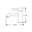 dia of Scandvik Nordic Single Lever Basin Mixer