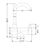dia of Scandvik Nordic SS Folding Mixer 74126