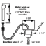 Recessed Shower with On&frasl;Off - Horizontal  Mount