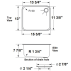 Rectangular Sinks - Mirror Finish 18/10 Stainless Steel