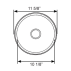 Round Sink - Brushed Finish 18/10 Stainless Steel