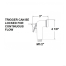 dia of Scandvik Shower Kit: Mixer, Handle with On/Off Trigger, Hose