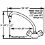 High Reach &amp; Swivel J Spout Mixers