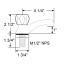 Standard Single Cold Water Basin Faucet