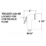 dia of Scandvik Straight Standard GRP Trigger Sprayer Handle