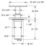 Two Stage Flush Table Pedestal