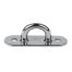 3" Long of Schaefer Marine Welded Pad Eyes - 304 Stainless Steel