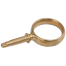 Sea-Dog Line 2-1/4" Round Horn Oarlocks - Brass, 1/2" Shank