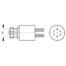 6 Wire Terminal 3 Position Ignition Switch - Magneto Style