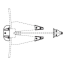 dia of Sea-Dog Line Anchor Chocks