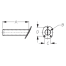 Angled Economy Rod Holder w/Cap