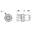BNC Male Connector - RG-58U Coaxial Cable