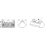 Dimensions of Sea-Dog Line Boat Hook Angled Three Sided Bristle Brush