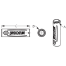 Dimensions of Sea-Dog Line Boat Hook to Lock Button Brush Adapter