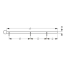 diagram of Sea-Dog Line Bow Form Flagpole - 13"