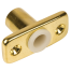 Top Mount Oarlock Socket - Brass, 1/2" Shank
