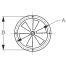 Butterfly Vent with Center Knob