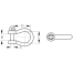 Captive Pin Bow Shackle